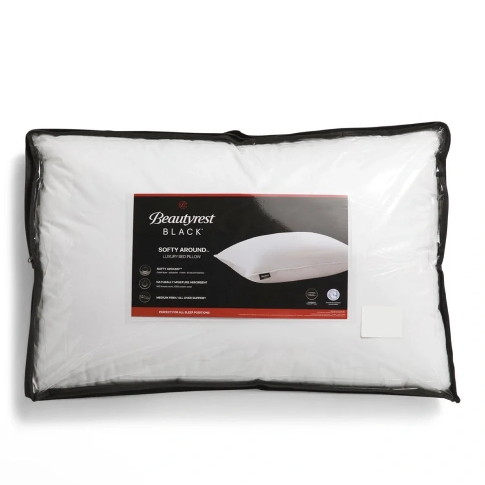 🎉LAST PIECE🎉2PC BEAUTYREST BLACK Luxurious Down‎ And Feather Blend Pillow